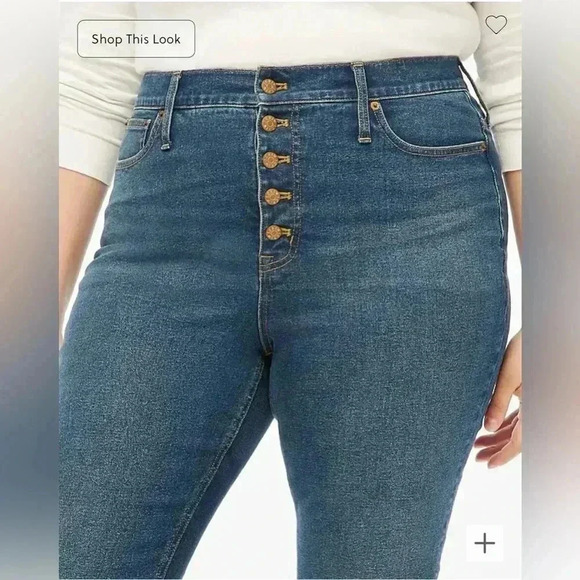 JCREW Tall high-rise flare crop jean with button fly in all-day stretch - NWT - Picture 4 of 14